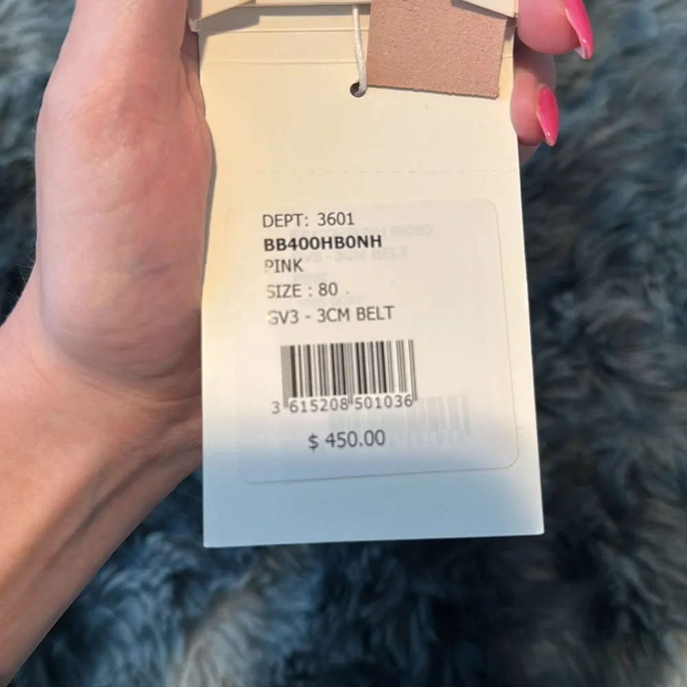 Givenchy Pink 3CM Belt